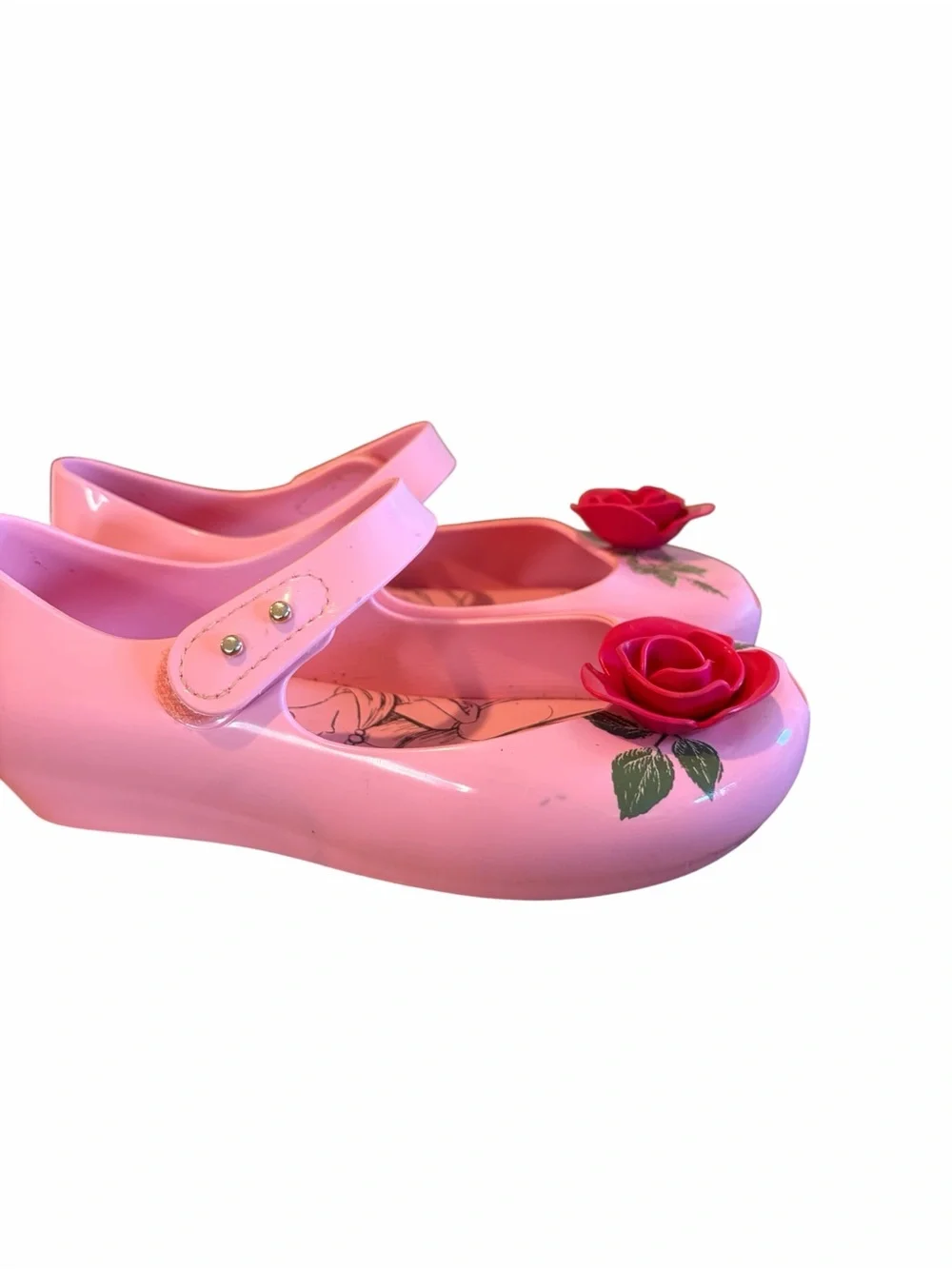 Mini Melissa Ultra Girl + Disney Beauty and the Beast Mary Jane Flats.